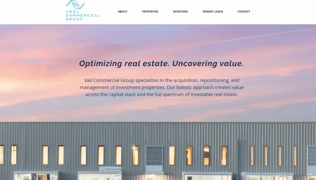 Vail Commercial Group specializes in the acquisition, repositioning, and management of investment properties.